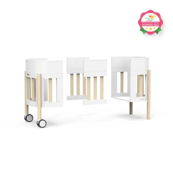 SBROUT® 6-in-1 Multifunctional Baby Crib & Cot Bundle (worth $1,999) - Image 14